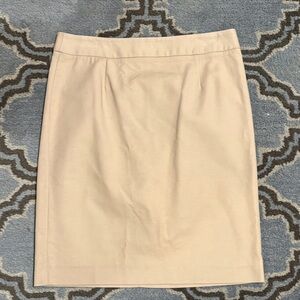Chelsea & Theodore Tan Pencil Skirt